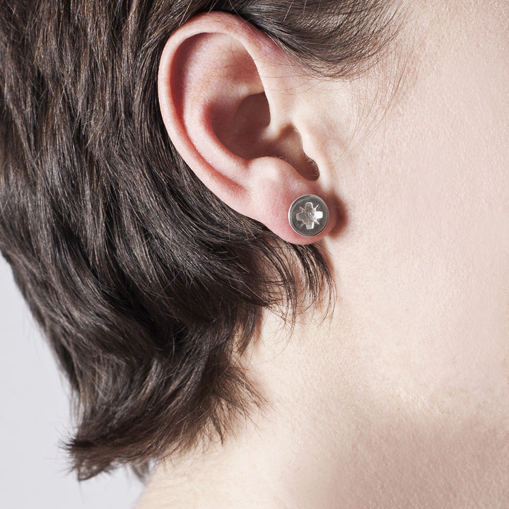 Phillips-head Screw Earrings