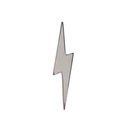 Edge Only Pointed Lightning Bolt Pin in Sterling Silver