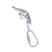 Edge Only Revolver Key Chain in sterling silver