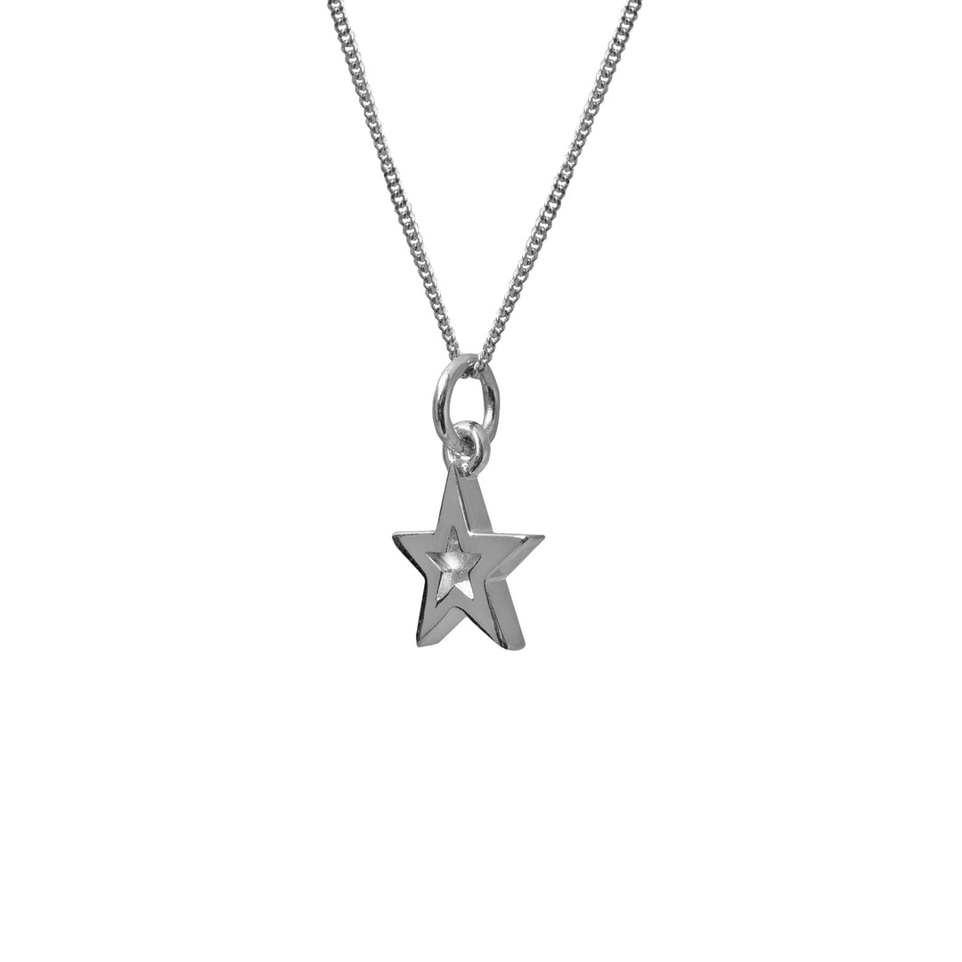 Edge Only Mini Megastar Pendant sterling silver
