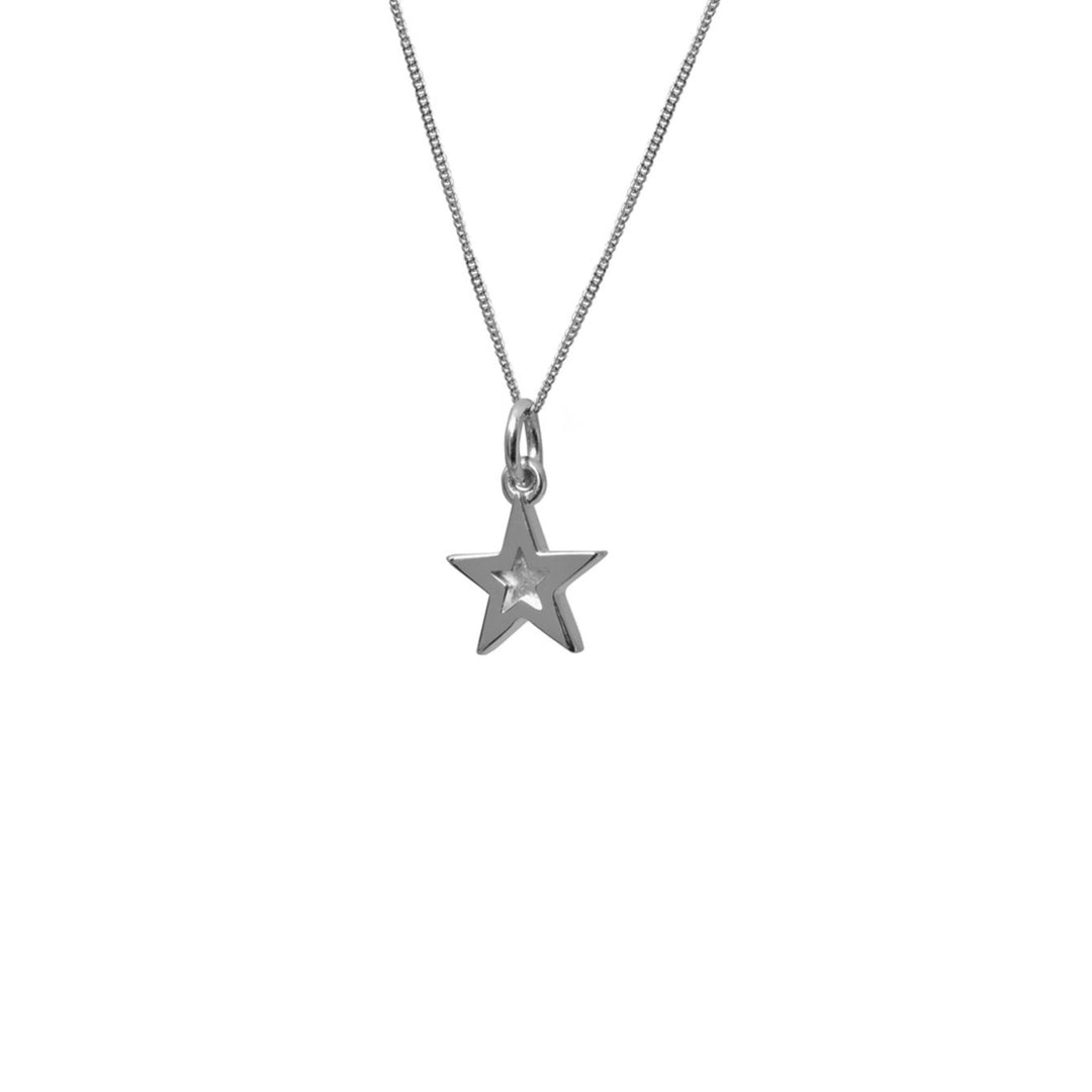 Edge Only Mini Megastar Pendant sterling silver