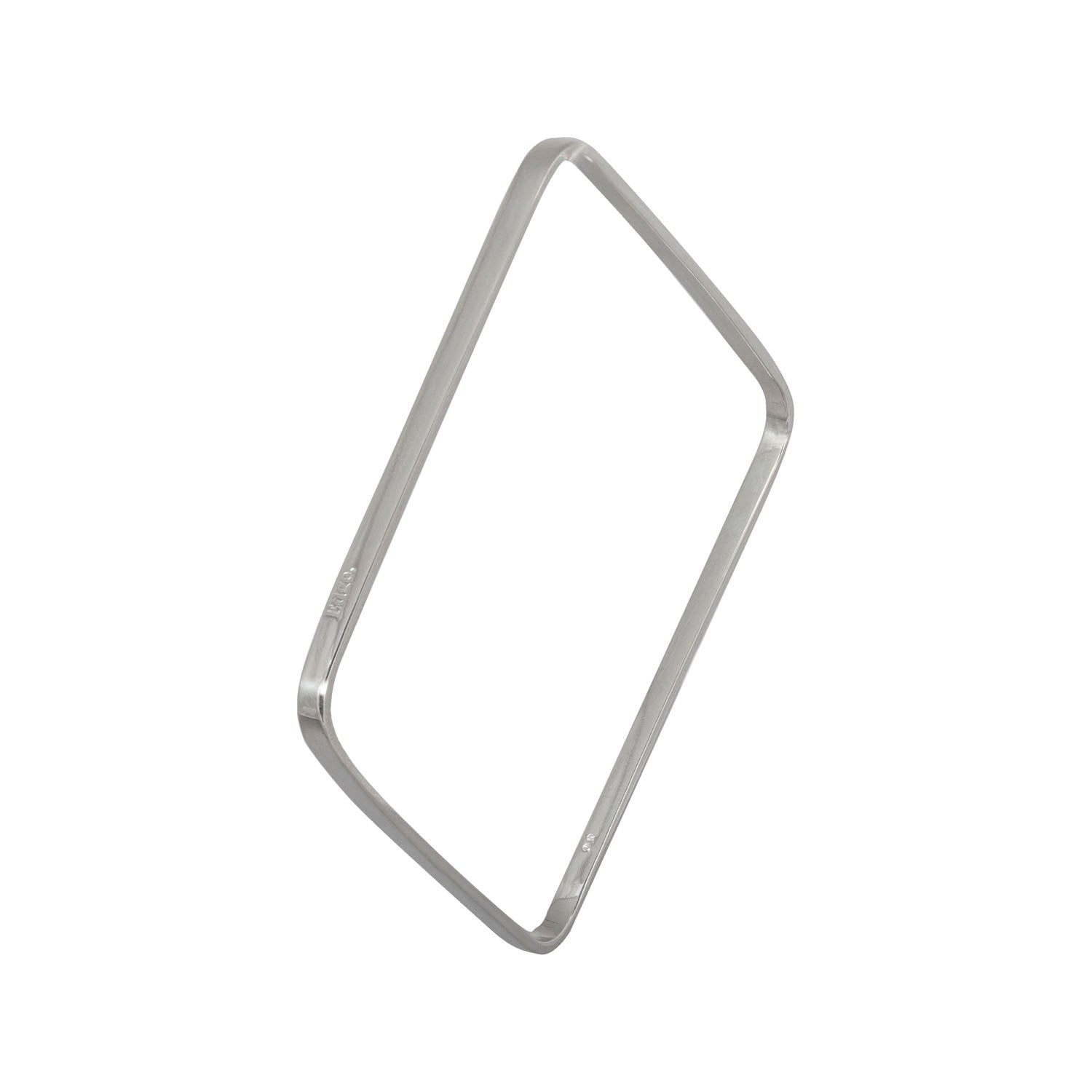 Edge Only Square Bangle in sterling silver