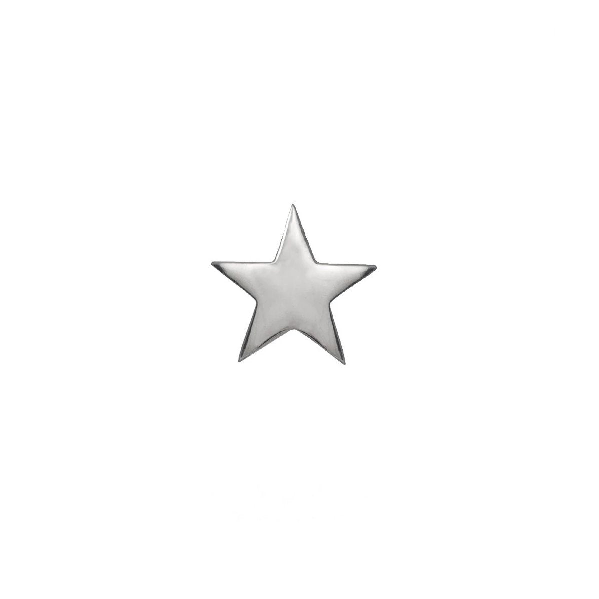 Edge Only Star Pin in sterling silver