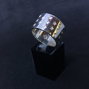 Edge Only Galaxy Ring in sterling silver